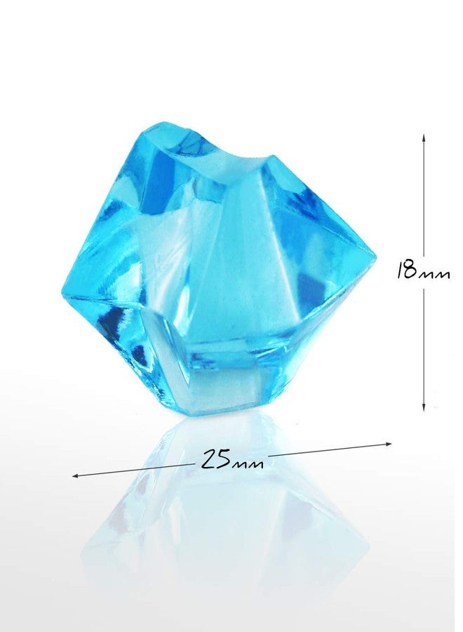 Firstly Acrylic Faux Crystals Treasure Gems for Tables Decorations, Vase Fillers,Wedding or Birthday Decoration, Party Favors for Arts and Crafts(Aqua Blue) (150gm) - Image 3